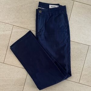 Bonobos Men's Blue Washed Chinos Straight Fit 30/32